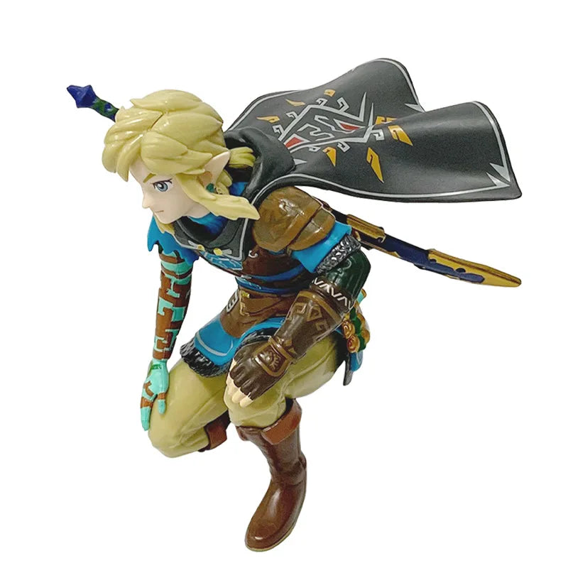 Estátua Zelda Link 12cm – The Legend of Zelda Tears of the Kingdom | Action Figure Colecionável PVC