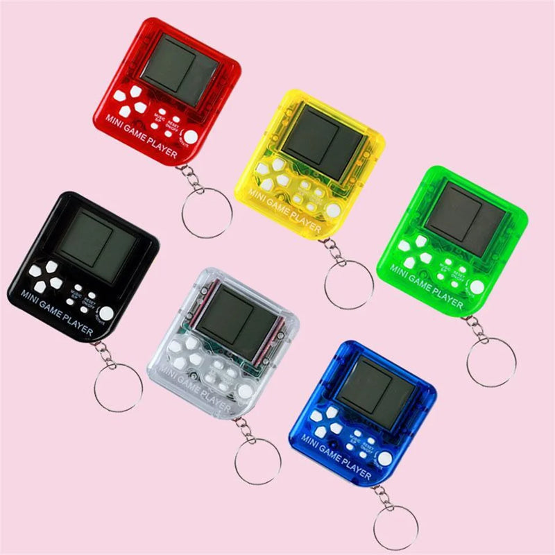 Console Chaveiro Portátil Retrô GAMINJA – Mini Vídeo Game com Jogos Clássicos, Ideal para Crianças e Presente Perfeito