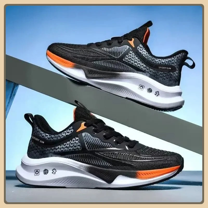 Tênis Masculino Esportivo para Corrida e Caminhada – Leve, Confortável, Respirável e com Cadarço