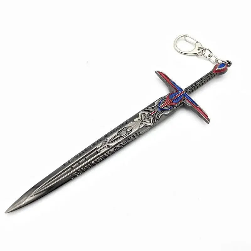 Chaveiro Transformers Optimus Prime Arms Star Saber – Acessório Decorativo para Fãs e Colecionadores