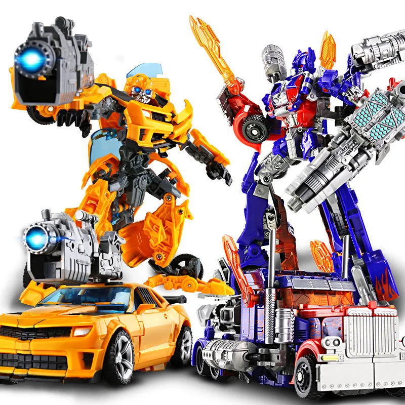 Action Figure Transformável YS04A – Robô Carro de Liga e Plástico – Inspirado em Anime e Filme – Presente de Aniversário para Crianças