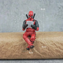 Enfeite Retrovisor Deadpool 2024 | Super-Herói Divertido para Carro – Presente Criativo para Fãs