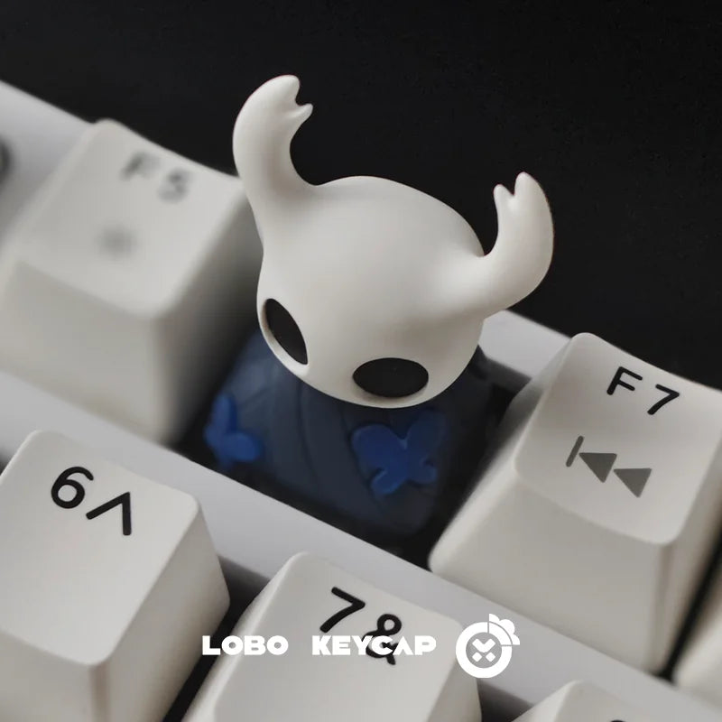 Keycap Anime Cavaleiro para Teclado Mecânico – Cherry Profile, 1 Peça, Acessório Gamer Personalizado para PC e Colecionadores