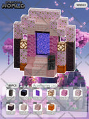 Kit de Blocos Magnéticos Estilo Pixel – Mundo Mine para Crianças 3+ | Brinquedo Educativo STEM com Cubos e Base de Montar