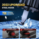 📱 Suporte Veicular por Gravidade – Fixação no Ar-Condicionado com Acabamento Fosco e Design Metálico Premium