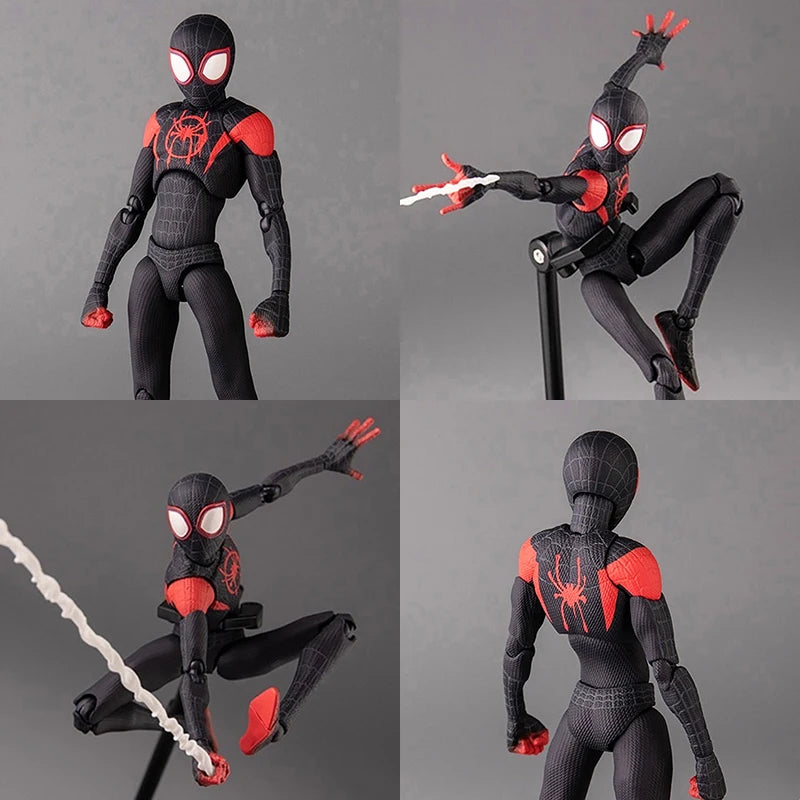Action Figure Miles Morales – Spider-Man: No Aranhaverso | Modelo Colecionável Articulado da Sentinel