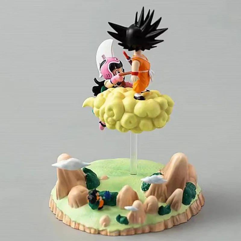 Dragon Ball Z – Action Figure Goku & Chichi | Estátua Colecionável em PVC | Bonecos Decorativos 17cm