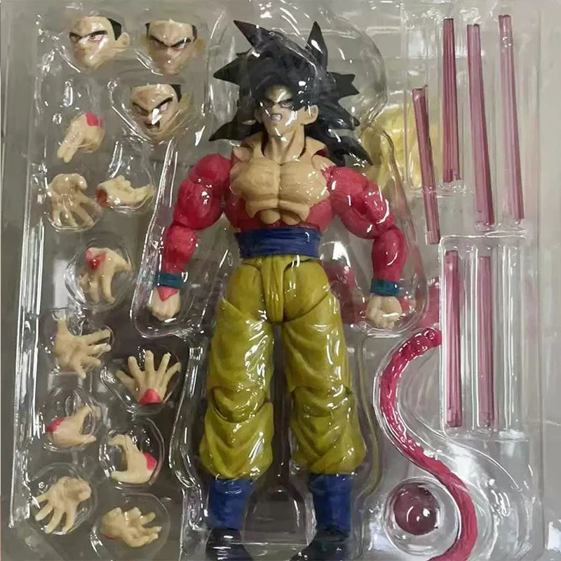 Action Figure Dragon Ball Son Goku SSJ4 Super Saiyan 4 Demoniacal Fit SHF Colecionável
