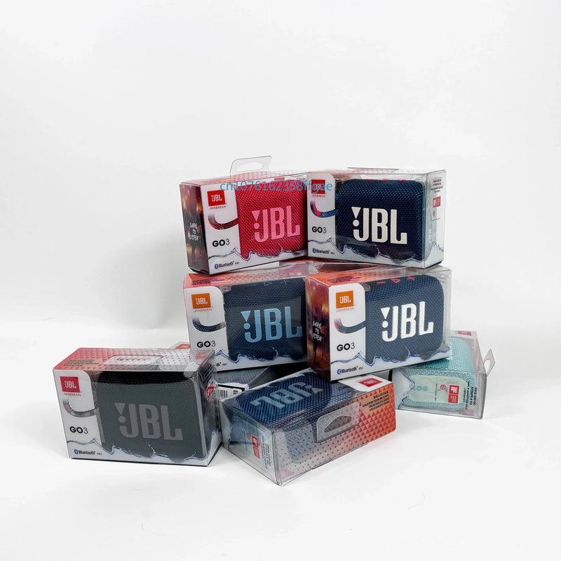 Caixa de Som JBL GO 3 Original Bluetooth Portátil à Prova d’Água – Graves Potentes para Festa, Esporte e Viagem
