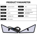 Luz LED "Olho de Demônio" para Carros e Motos – Sinalizador, Pisca e Es