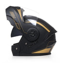 Capacete Modular Flip-Up Personalizado – Dual Lens, Full Face para Motocross e Moto, Unissex, Estilo Moderno