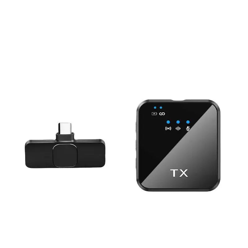 Microfone de Lapela Sem Fio 3 em 1 – Para Lives, Entrevistas e Gravações com Cancelamento de Ruído