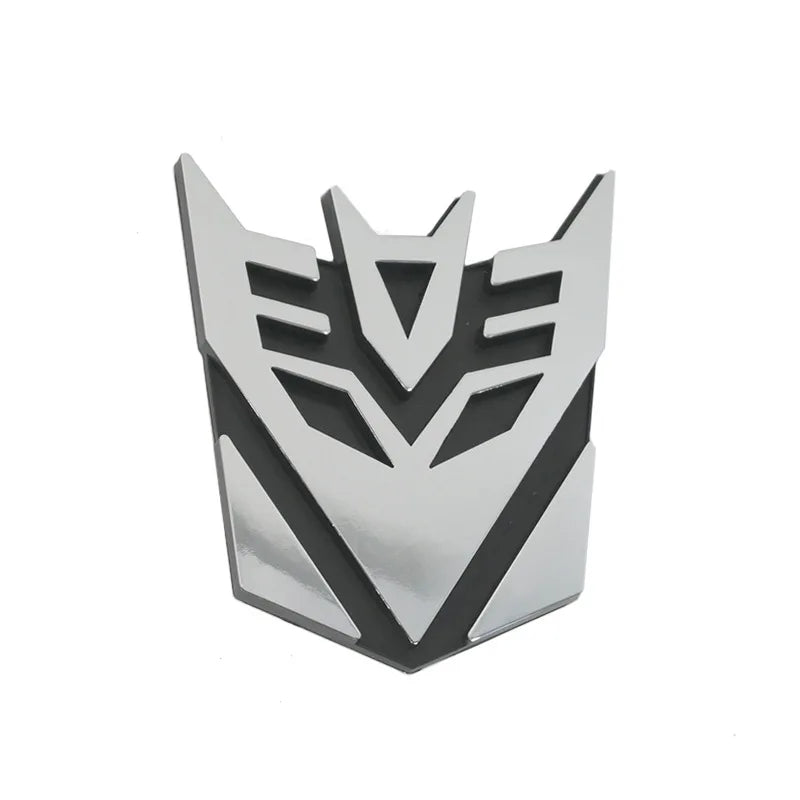 Emblema 3D Autobots Transformers – Adesivo Estilizado para Carro | Decoração Esportiva Automotiva
