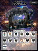 Kit de Blocos Magnéticos Estilo Pixel – Mundo Mine para Crianças 3+ | Brinquedo Educativo STEM com Cubos e Base de Montar