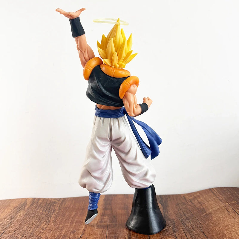 Dragon Ball Z Gogeta Figura Anime 28CM Stardust Breaker Angel PVC Ação Colecionável Model Doll