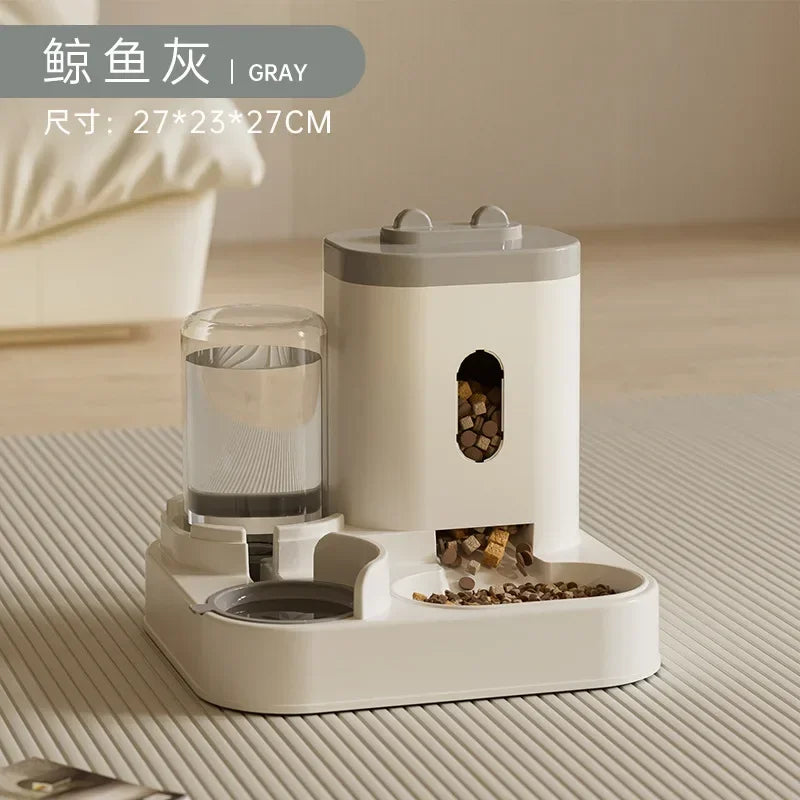 Comedouro e Bebedouro Automático para Pets – Grande Capacidade, Ideal para Gatos e Cães