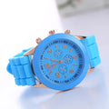Relógio Feminino de Luxo 2025 – Moda Elegante, Pulseira de Silicone, Quartz Preciso, Estilo Moderno e Confortável
