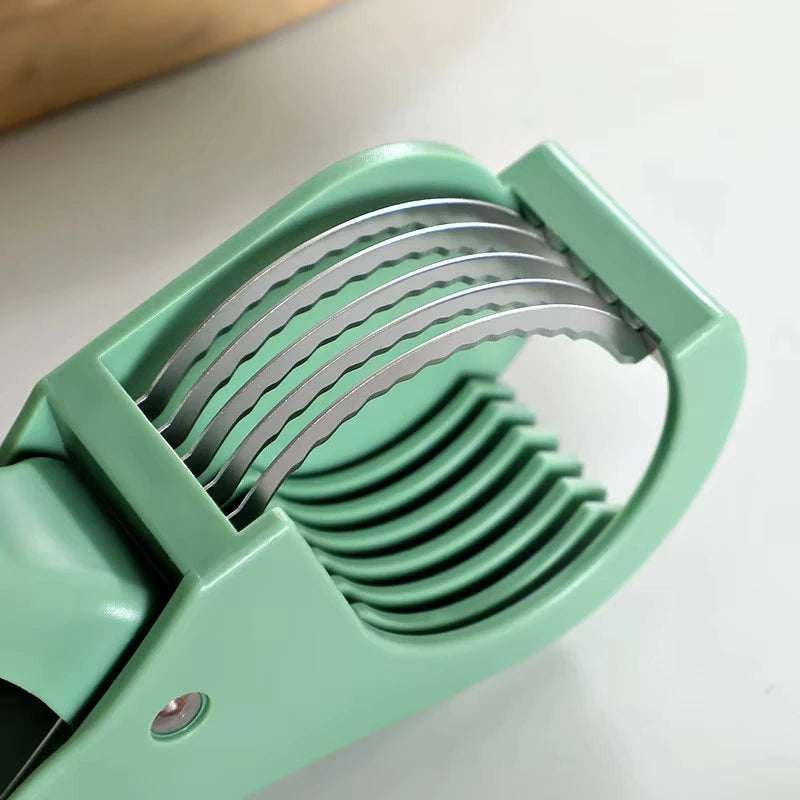 Fatiador de Legumes e Frutas HooFun – Inox Multifuncional para Saladas | Utensílio de Cozinha Prático e Eficiente