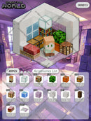 Kit de Blocos Magnéticos Estilo Pixel – Mundo Mine para Crianças 3+ | Brinquedo Educativo STEM com Cubos e Base de Montar