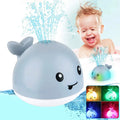 Brinquedo de Banho Bebê Baleia – Fonte com Luz LED e Jato d’Água Automático para Banheira (6 a 18 Meses