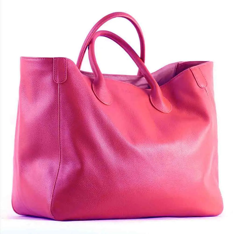 Bolsa Feminina Grande MS 41cm – Couro Legítimo de Alta Qualidade | Estilo Luxuoso para Viagem e Uso Diário