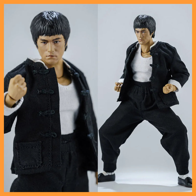 Boneco 1/12 – Uniforme Chinês de Treinamento Kung Fu, Conjunto de Roupas para Modelo de 6 Polegadas, Peça de Coleção