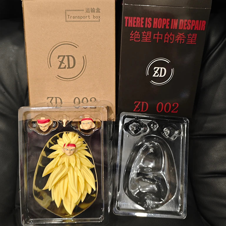 ZD Studio Dragon Ball – Kit de Acessórios para Action Figure SHF (Vegito, Bardock, Goku, Goku Black, Gogeta) com Cabeças Extras SSJ3
