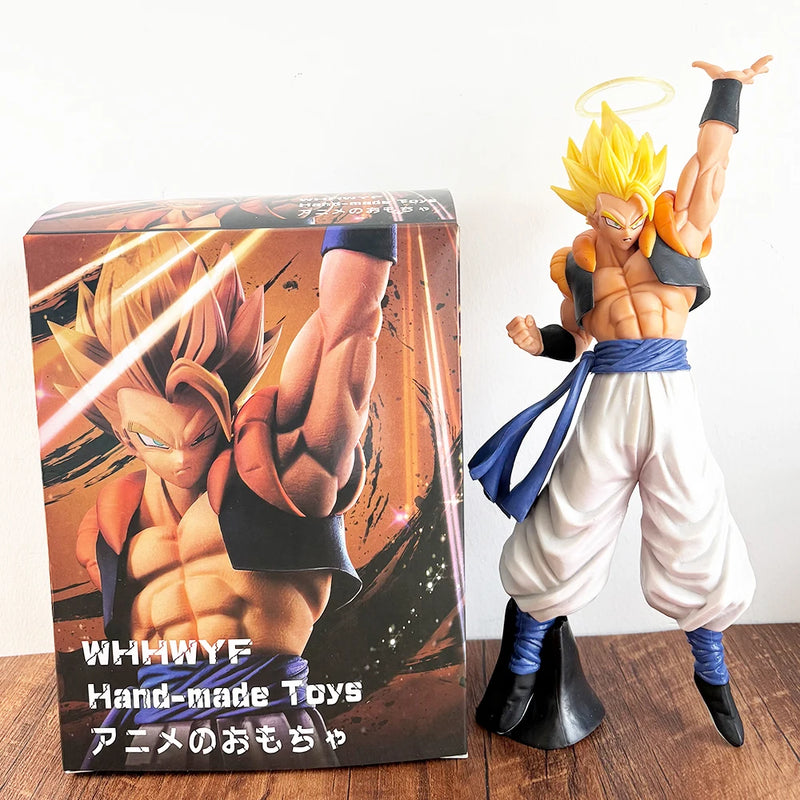 Dragon Ball Z Gogeta Figura Anime 28CM Stardust Breaker Angel PVC Ação Colecionável Model Doll