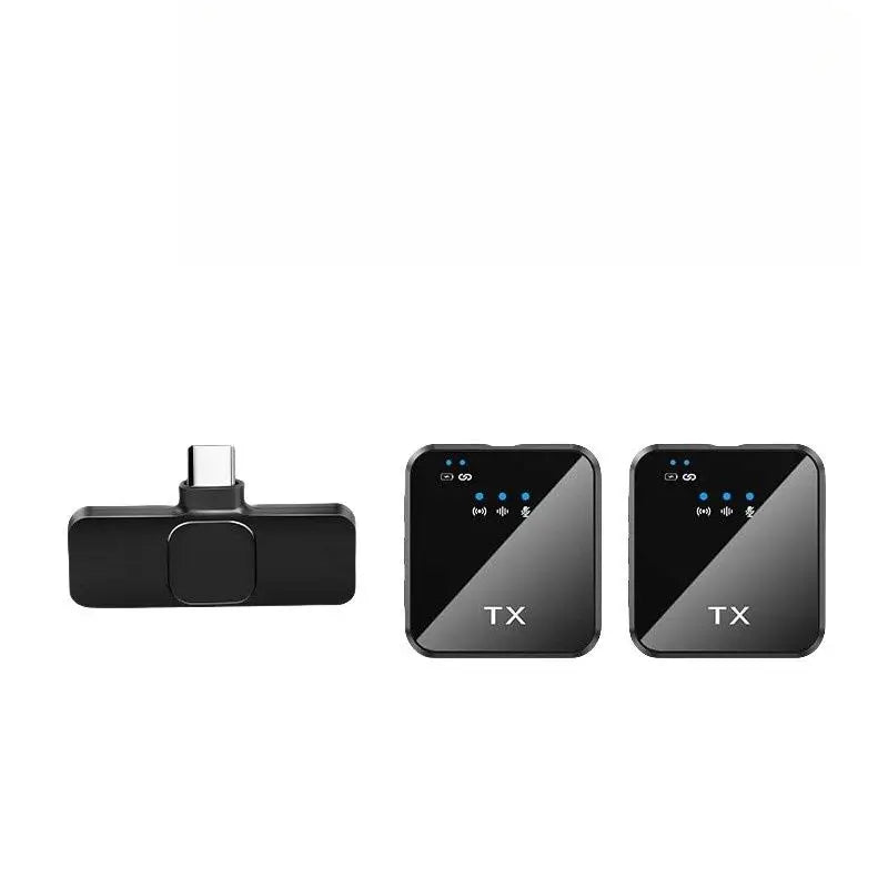 Microfone de Lapela Sem Fio 3 em 1 – Para Lives, Entrevistas e Gravações com Cancelamento de Ruído