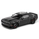 Carro Modelo 1:24 Dodge Challenger Hellcat – Diecast com Som, Luz e Pull-Back