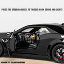 Carro Modelo 1:24 Dodge Challenger Hellcat – Diecast com Som, Luz e Pull-Back