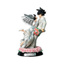 Estátua Son Goku e Chichi – Versão Casamento | Figura Colecionável 31cm Dragon Ball Z em PVC