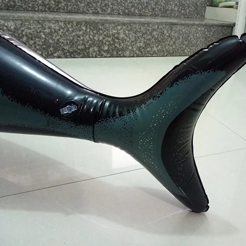 Bóia Inflável Tubarão 1 Peça – Brinquedo Flutuante de Piscina para Crianças e Adultos | Acessórios de Verão