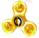 Fidget Spinner Cristal LED – Glow in the Dark, Brinquedo EDC, Alívio de Estresse para Crianças