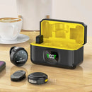 Microfone de Lapela Sem Fio com Cancelamento de Ruído – Compatível com USB-C e iOS, Alcance de até 50m para Celulares, Câmeras e PCs