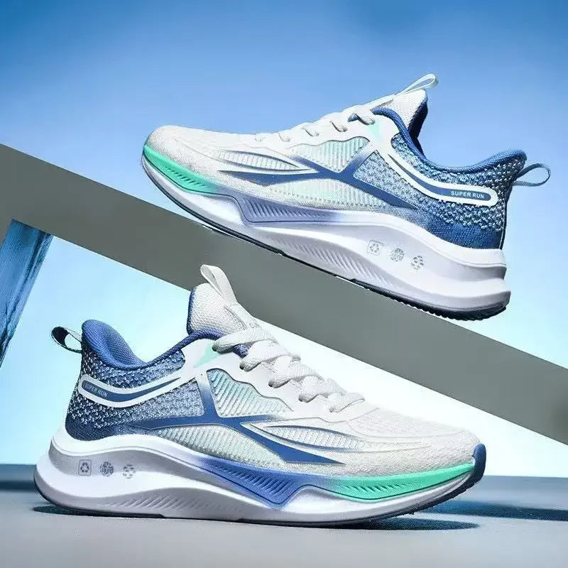 Tênis Masculino Esportivo para Corrida e Caminhada – Leve, Confortável, Respirável e com Cadarço