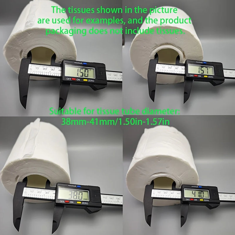 Porta Papel Higiênico Fofo de Gato – Suporte de Parede 38-41mm, Design Antiderrapante, PP Durável (Papel Não Incluído)