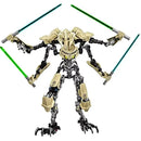 Figura de Ação Star Wars General Grievous 32cm – KSZ714 Robô de Brinquedo com Sabres de Luz | Modelo de Combate Blocos de Montar Presente