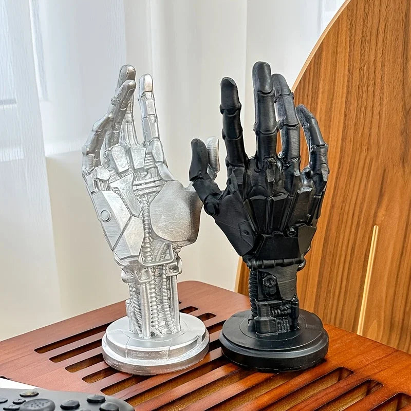 Suporte de Controle Estilo Cyberpunk 3D – Suporte Criativo de Mesa | Decoração Gamer Futurista