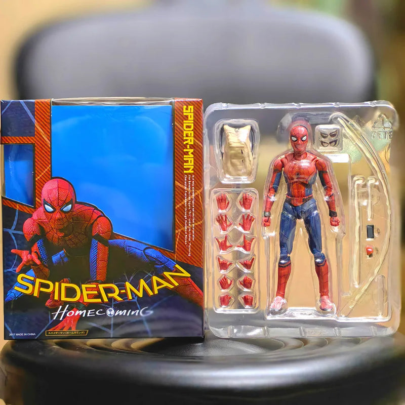 Action Figure Spider-Man SHF – Modelo Articulado do Peter Parker | Colecionável de PVC do Filme Homecoming