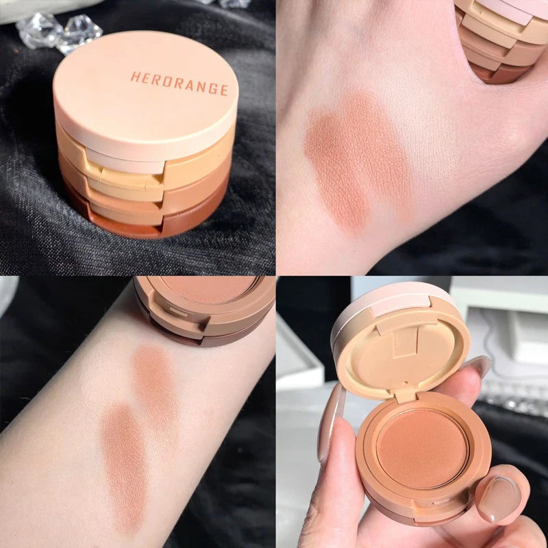Paleta de Sombras 3 Cores – Efeito Matte e Olhar Profundo com Maquiagem em Camadas