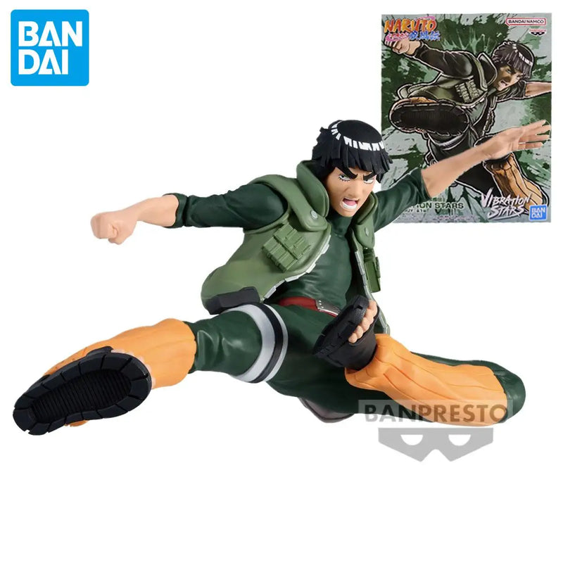 Figura Oficial Banpresto – Naruto Might Guy | Modelo Colecionável com Caixa para Decoração