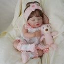 Boneca Reborn Realista Brastoy 48cm – Menina Pintada à Mão com Corpo Inteiro de Silicone | Vai ao Banho