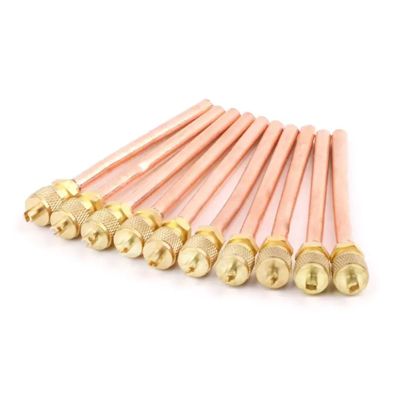 Kit com 10 Válvulas de Acesso para Refrigeração e Ar-Condicionado – Tubo de 6mm (Modelo 45BE)
