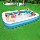 Piscina Inflável Grande 2m / 2,6m – Adulto e Infantil | Verão, Jardim, Festa em Família | Dobrável e Reforçada