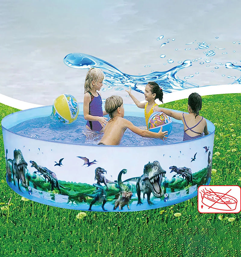 Piscina Dobrável PVC Nuwani – Sem Inflável | Ideal para Crianças, Adultos e Pets | Uso Externo ou Interno