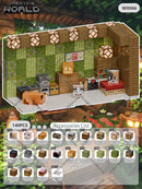 Kit de Blocos Magnéticos Estilo Pixel – Mundo Mine para Crianças 3+ | Brinquedo Educativo STEM com Cubos e Base de Montar