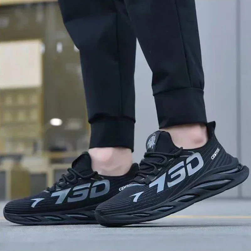 Tênis Masculino Slip On Casual – Leve, Respirável e Confortável | Ideal para Caminhada, Corrida e Uso Diário