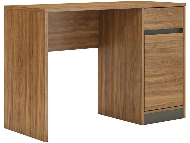 Mesa de Escritório Demóbile com 1 Gaveta e 1 Porta – Design Funcional e Compacto