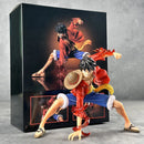 One Piece Luffy Figura Sun God Nika | Action Figure Colecionável 17cm | Estátua Decorativa em PVC | Presente Geek Anime